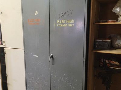 vintage school lockers from East Highschool