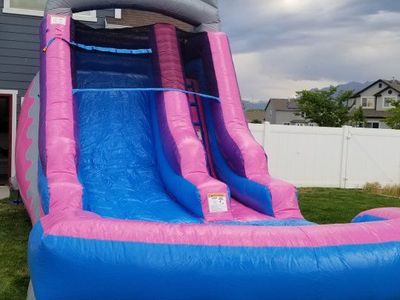 water slide bounce house