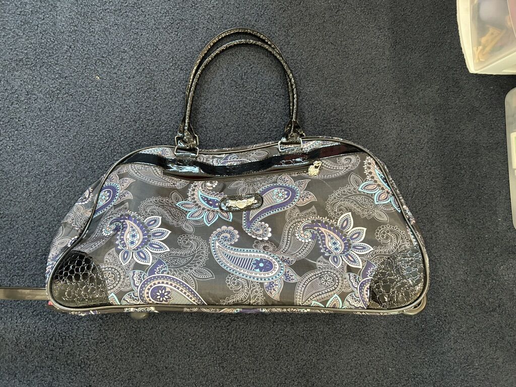 Paisley Duffel Bag/Suitcase