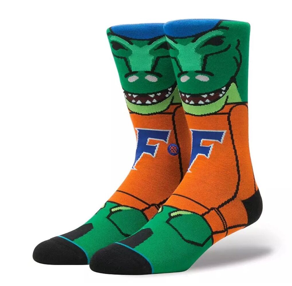 Mens Stance Socks Florida Gators size large. NWT.