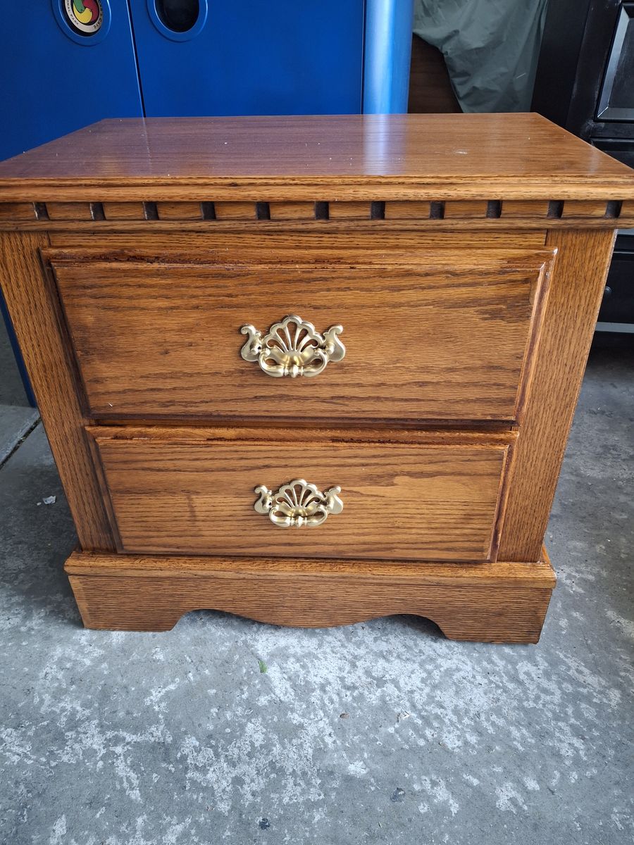 all wood natural stain night stand-victoria