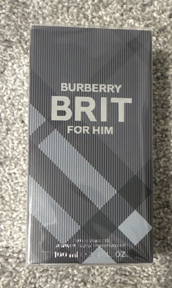 Burberry Brit for Him Eau de Toilette Spray Cologne 3.3 fl oz Regular Size