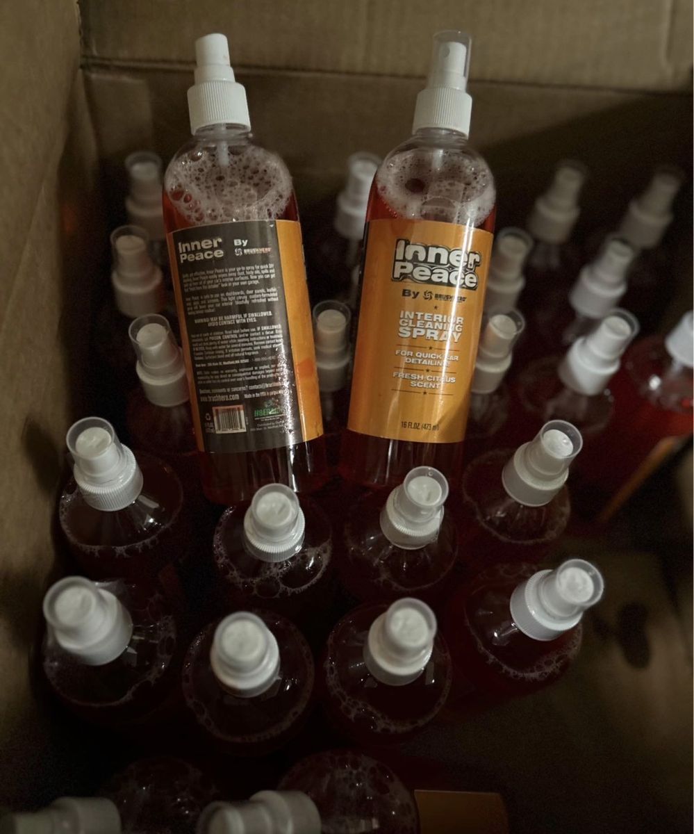 Case of car cleaning product