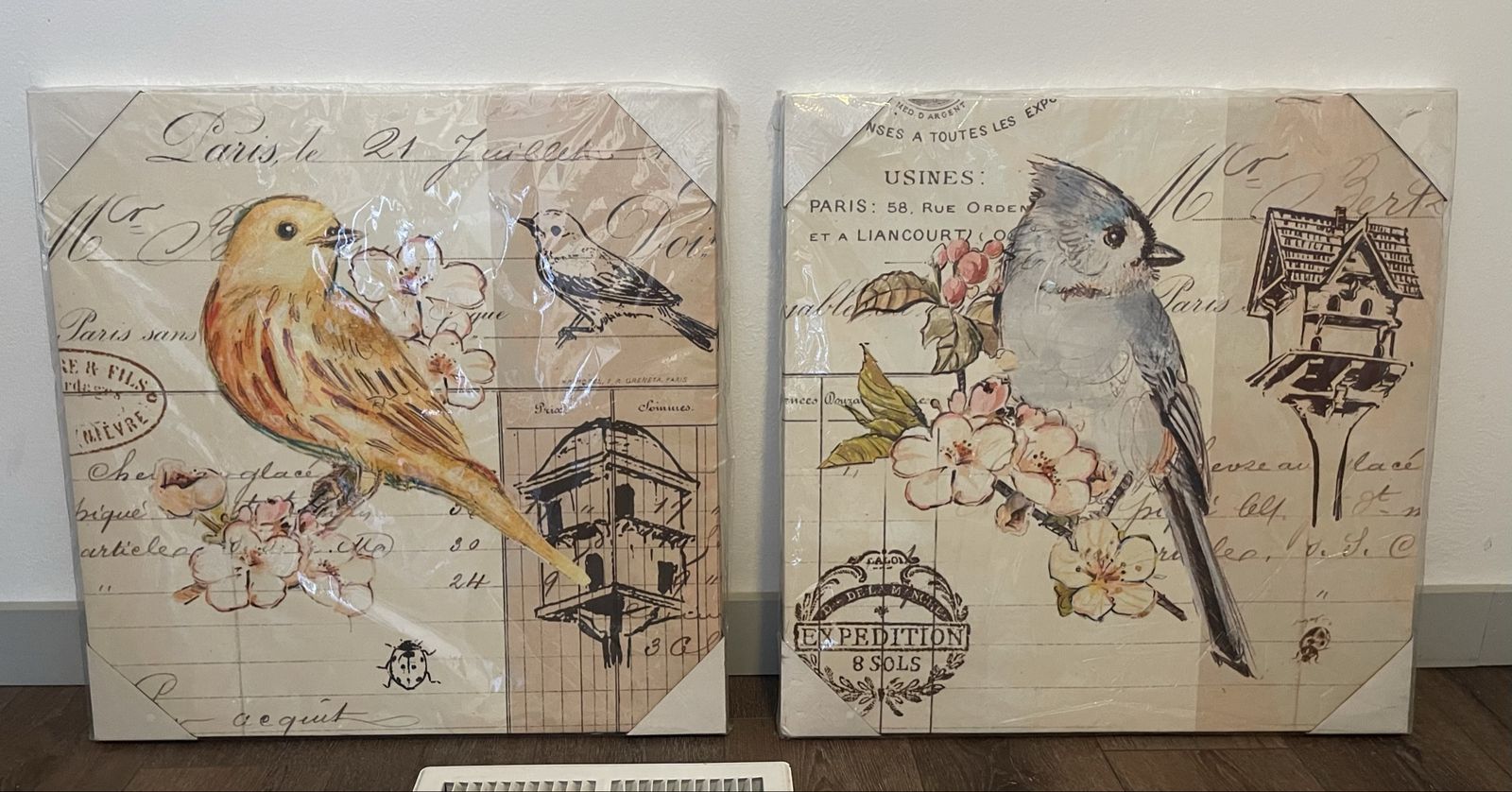 Canvas Bird Paintings