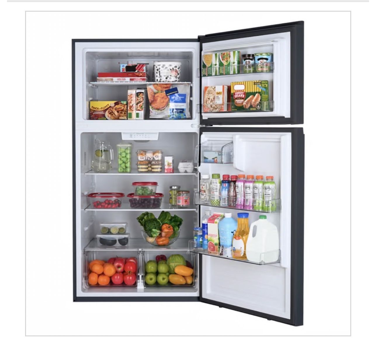 SAVE $300! BRAND NEW* Kenmore 20.5 CF Refrigerator/Freezer in Black Smooth Finish