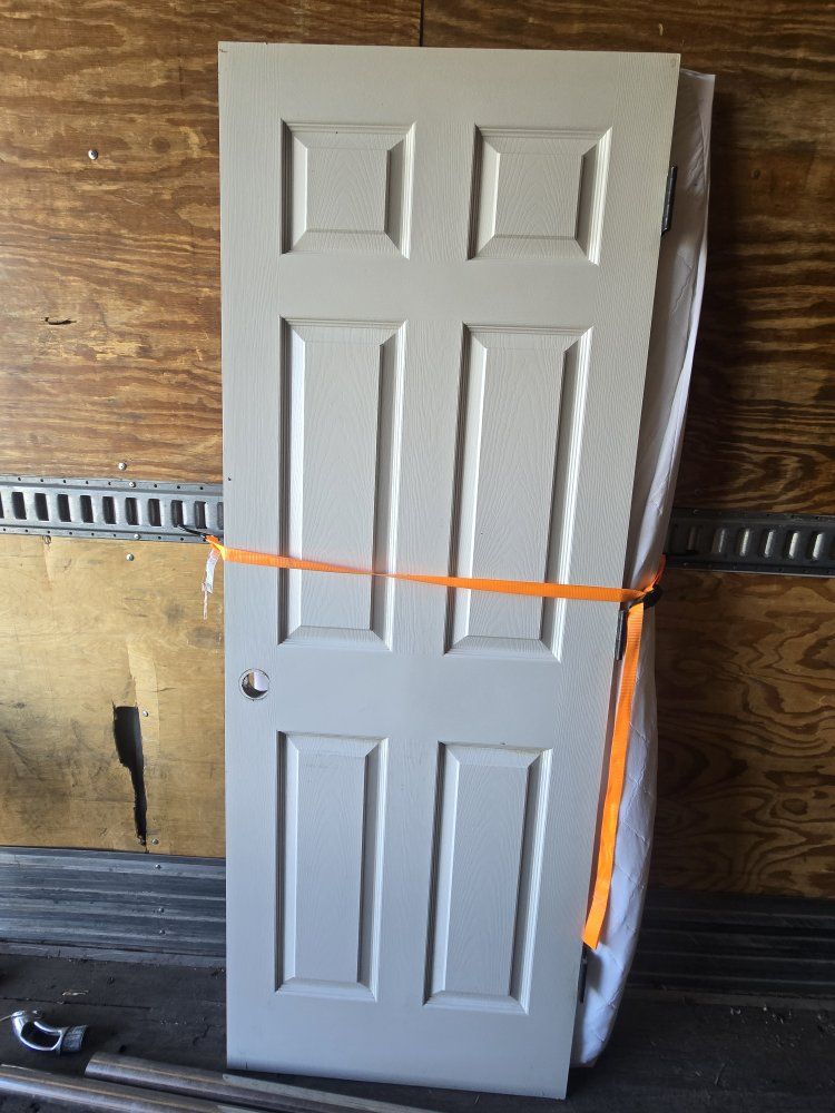 Very Nice 30", 6 Panel Doors with Hinges