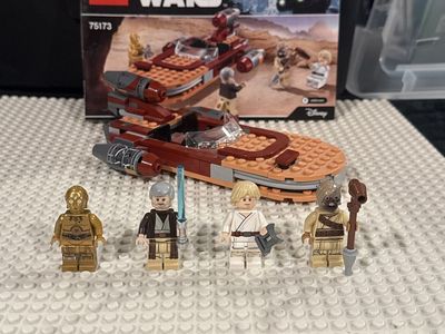 LEGO Star Wars Luke's Landspeeder Set 75173 (100% Complete w/ Manual & Minifigs)