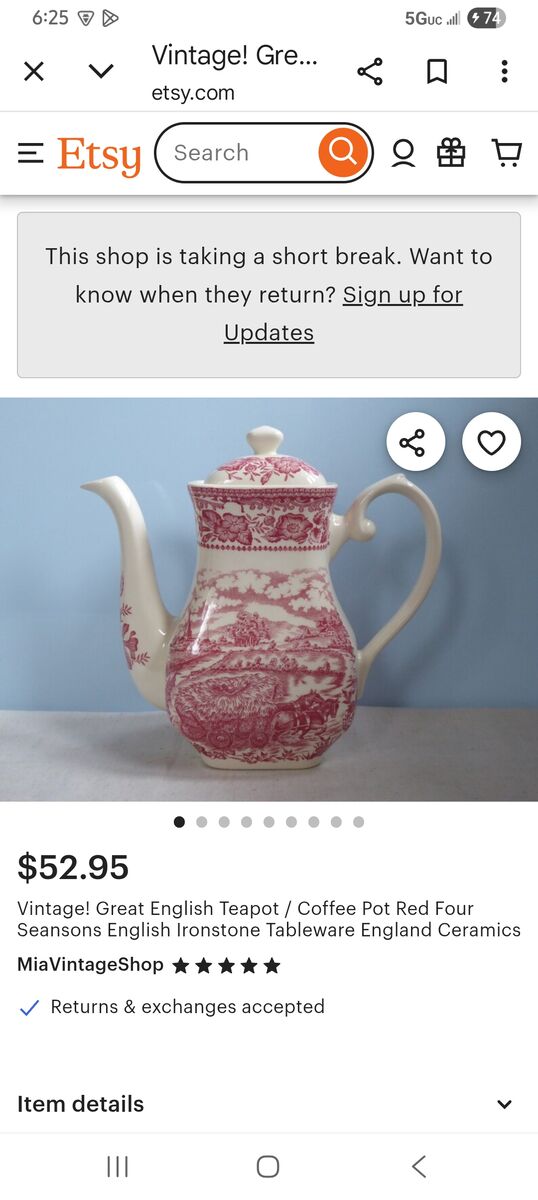 Vintage Teapot or Coffee Pot