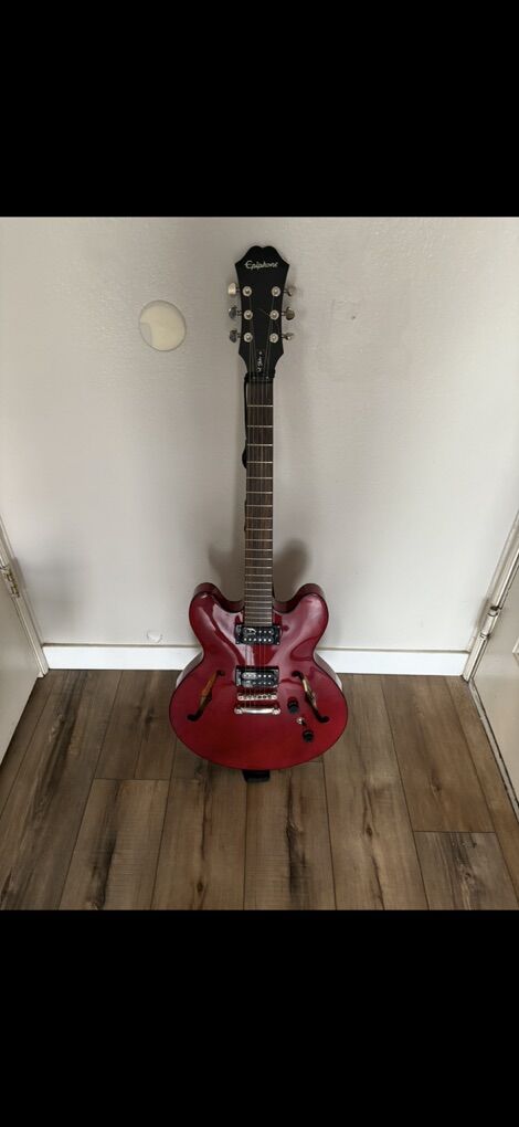 Epiphone Semi-Hollow Electric Guitar Cherry Red