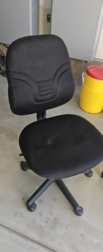 black office chair