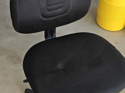 black office chair