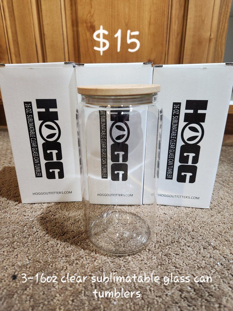 HOGG Sublimatable Glass Tumblers - Assorted Sizes & Finishes 