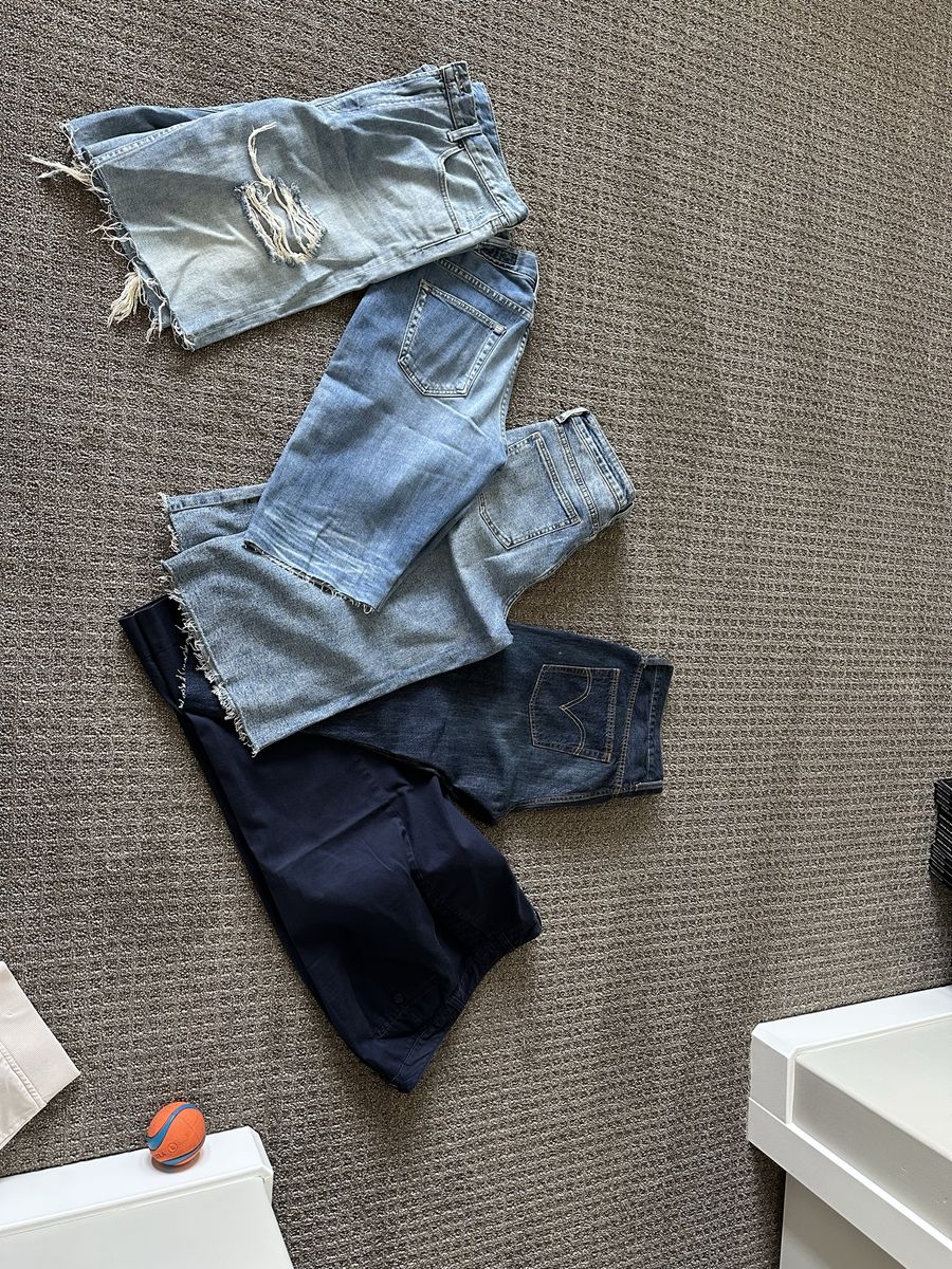 Jeans and chino pants women’s. $15.00 each