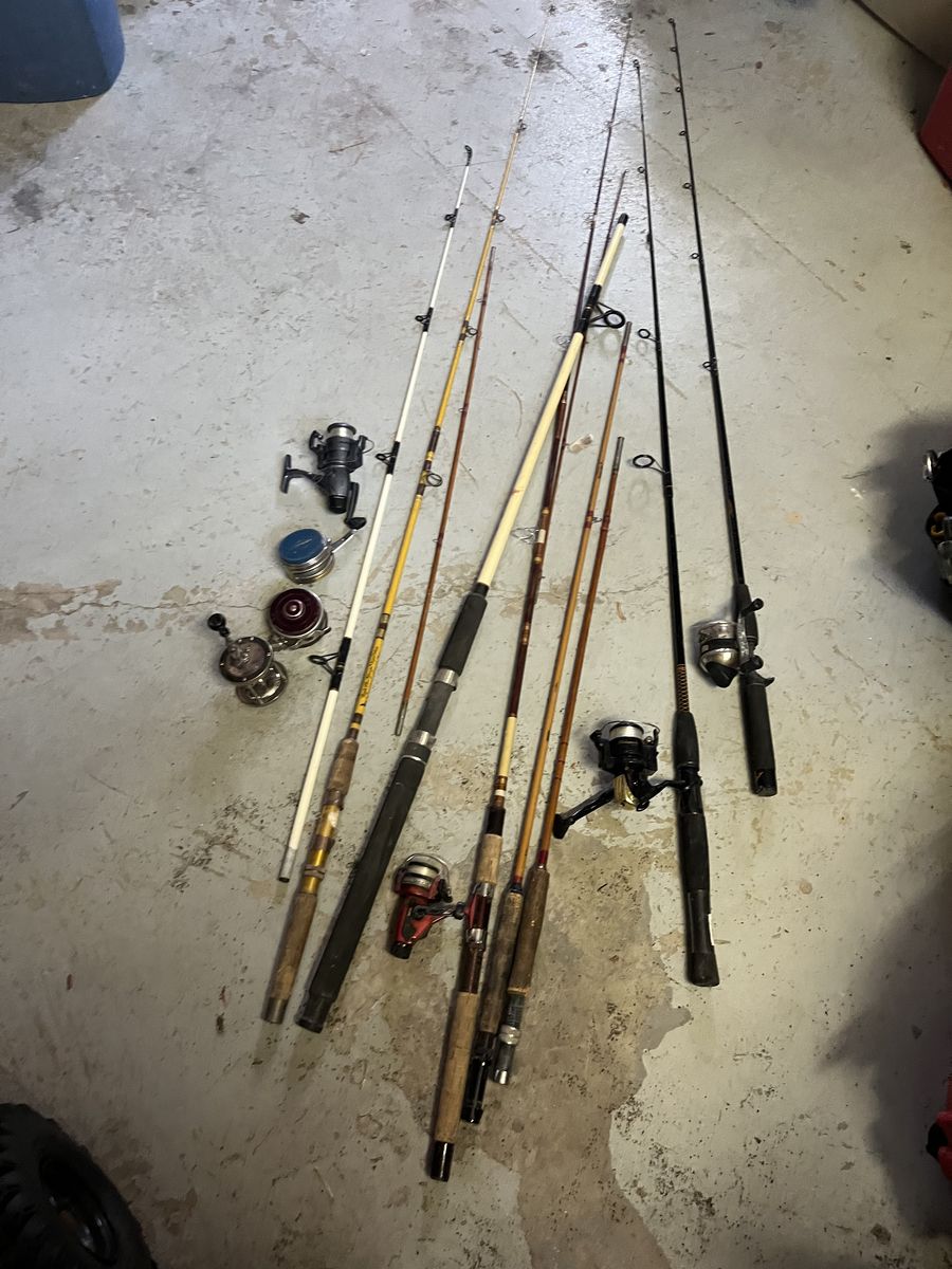 Fishing rods & reels: Ugly Stik, Shakespeare +
