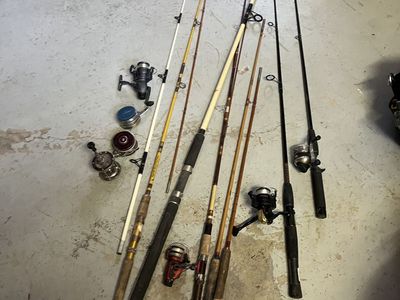 Fishing rods & reels: Ugly Stik, Shakespeare +
