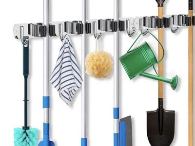 Mop Broom Holder Wall Mount