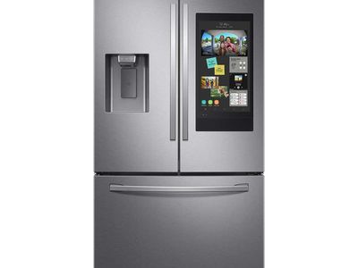 Samsung RF27T5501SR 26.5 Cu. Ft. Stainless Steel Refrigerator with Family Hub 1427064 #88677