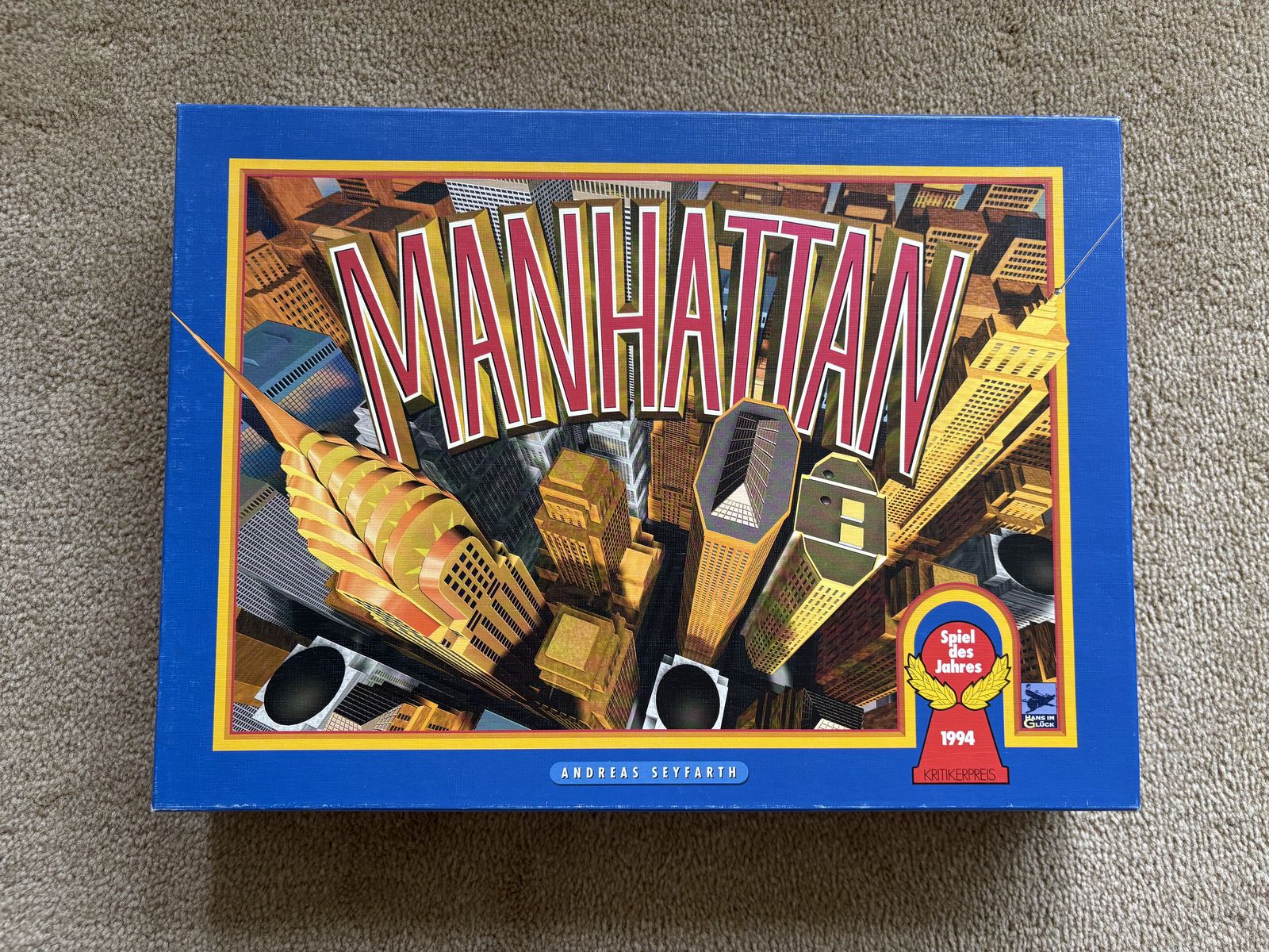 COMPLETE Manhattan Board Game