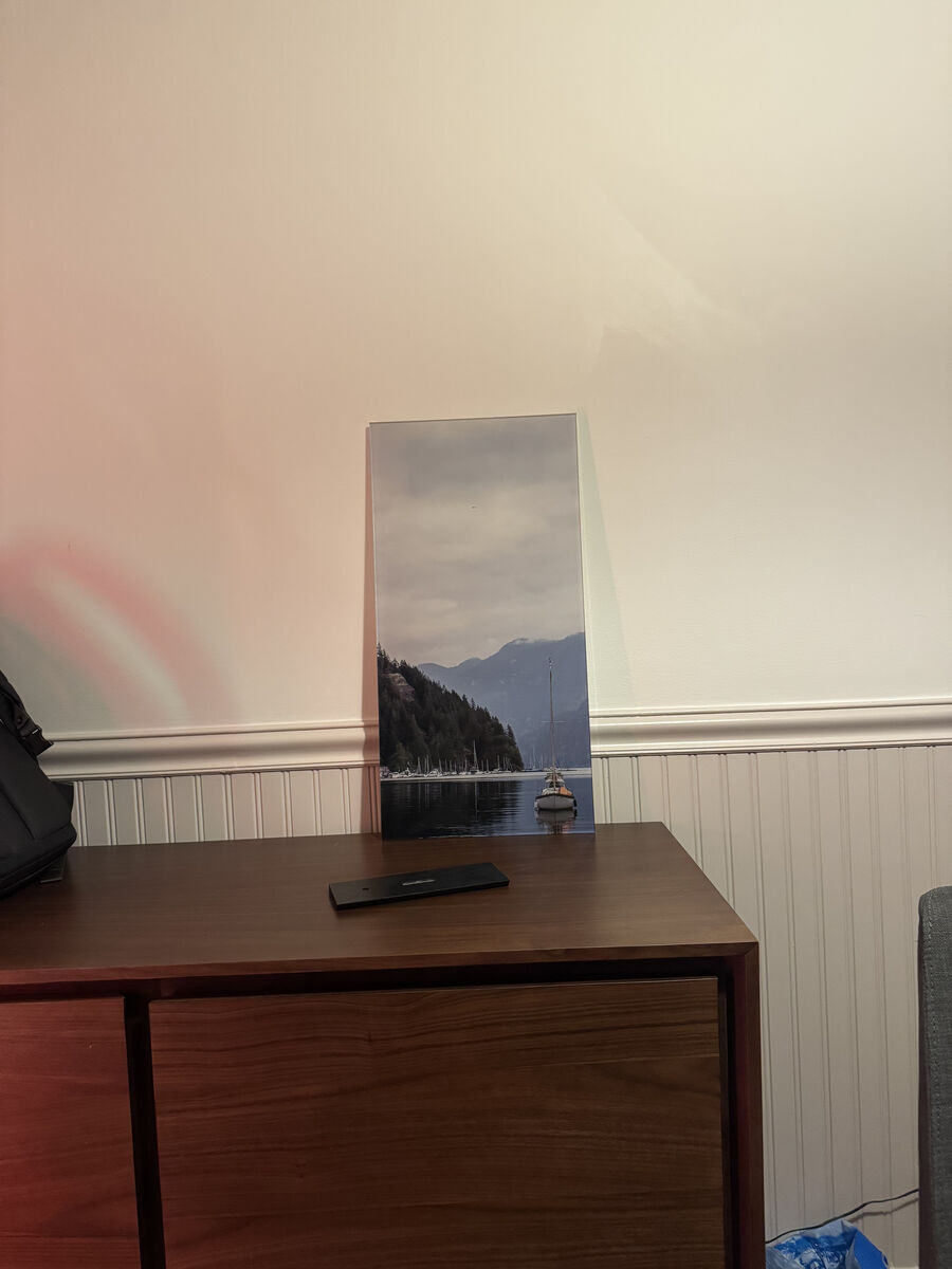 Misty Mountain, Deep Cove Tall & Narrow Wall Art