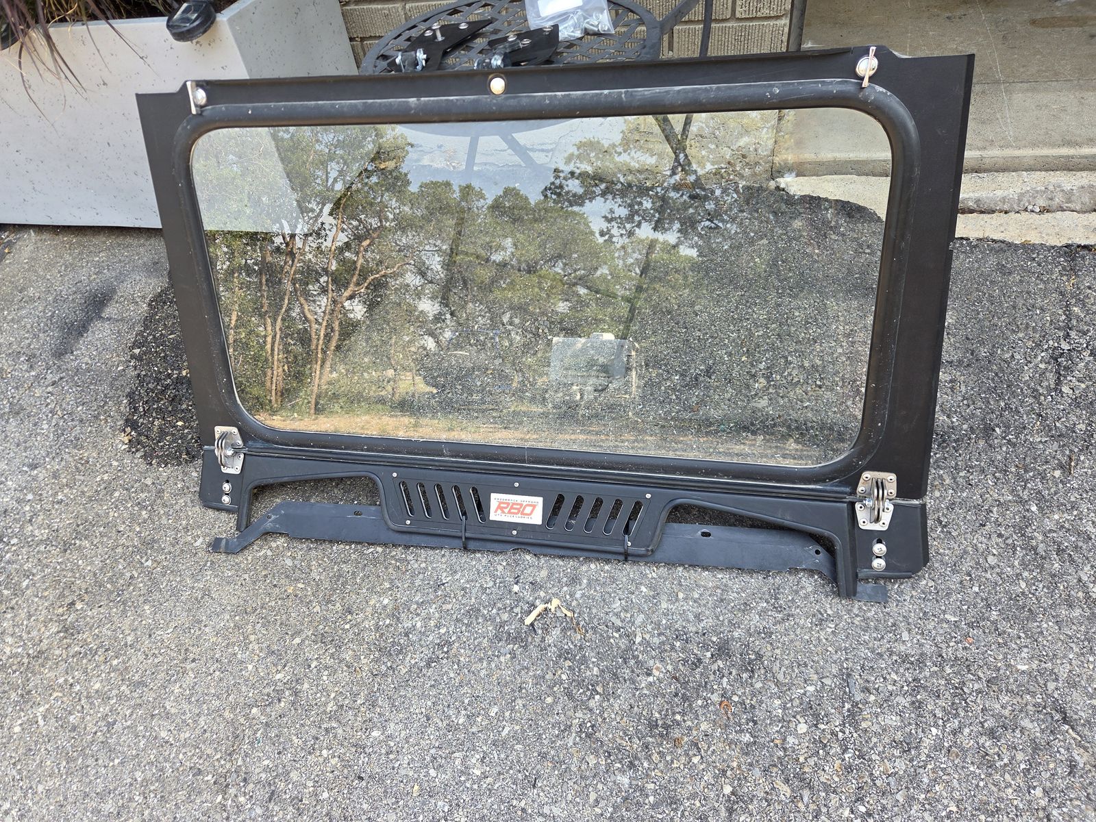 Polaris glass fold down windshield for 2019-2023 XP1000