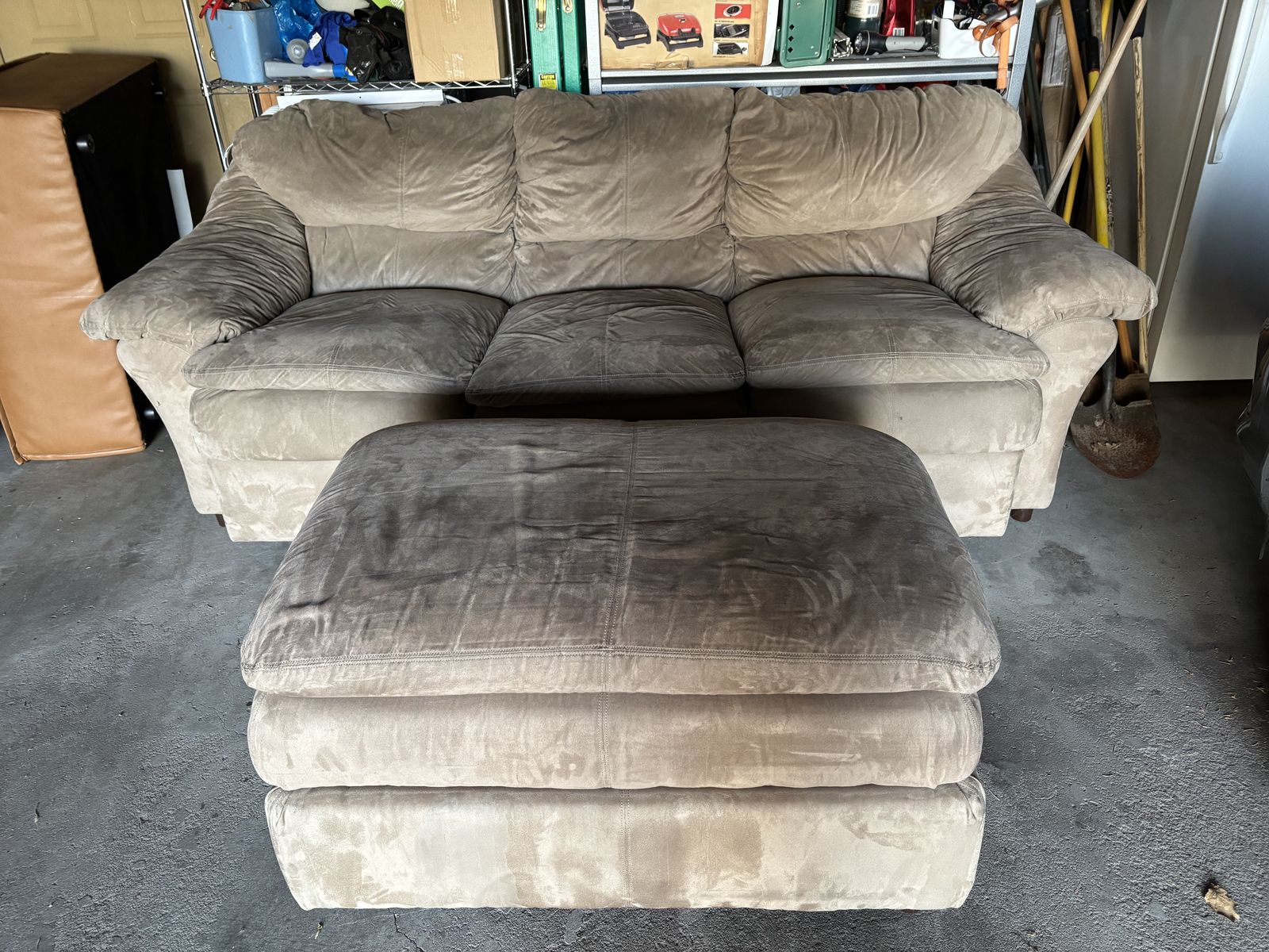 Couch and Ottoman 