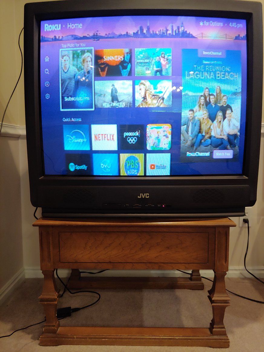 JVC 36" CRT Television with Roku