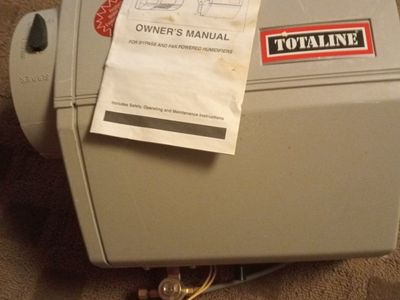 Totaline Whole House Bypass Humidifier with Owner's Manual and Solenoid Valve