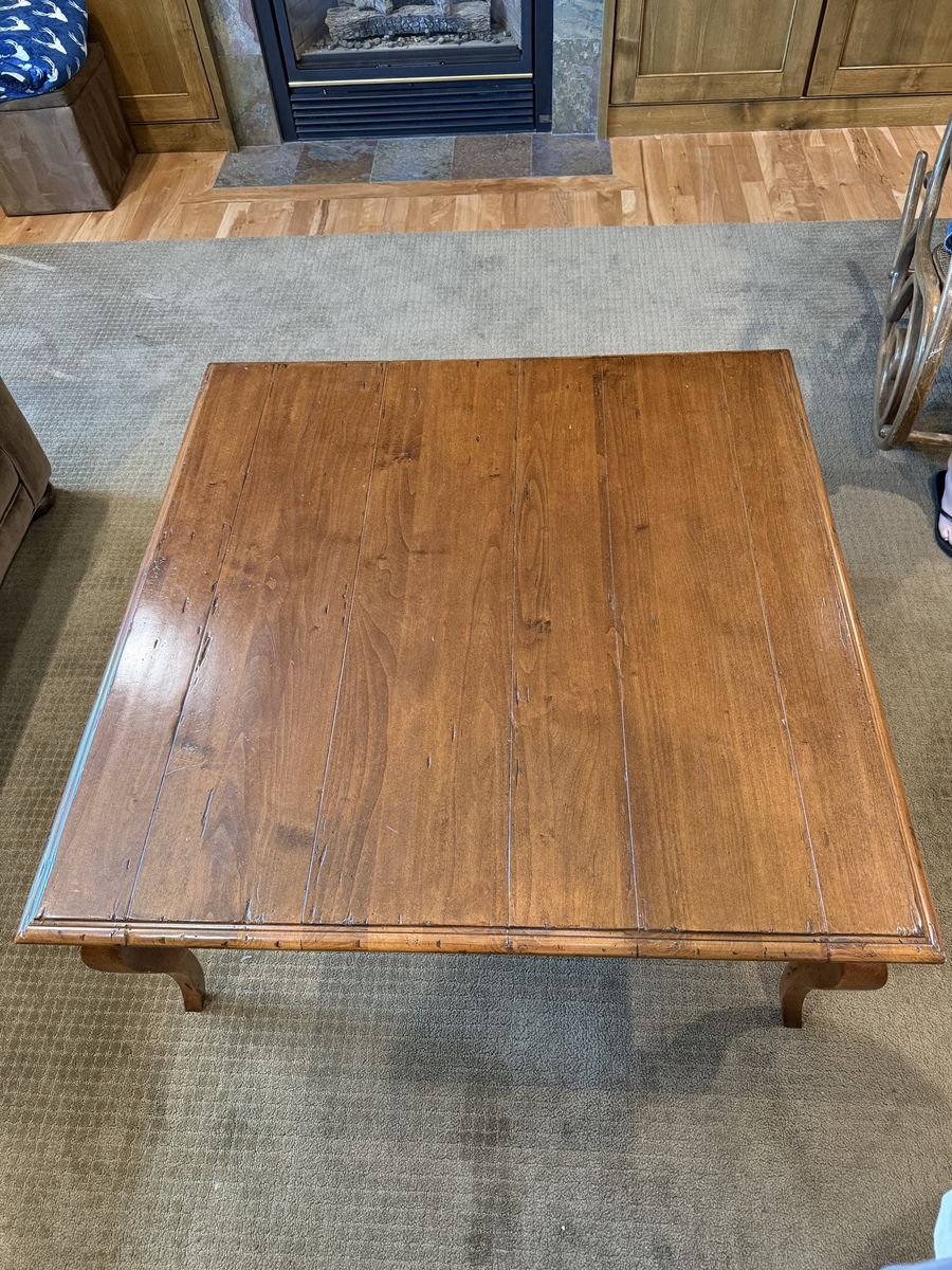 Large Square Coffee Table - lowered price