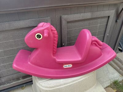 Little tikes pink rocking horse