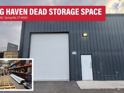 Spring Haven Dead Storage Space - 1,180 SF - Springville, UT