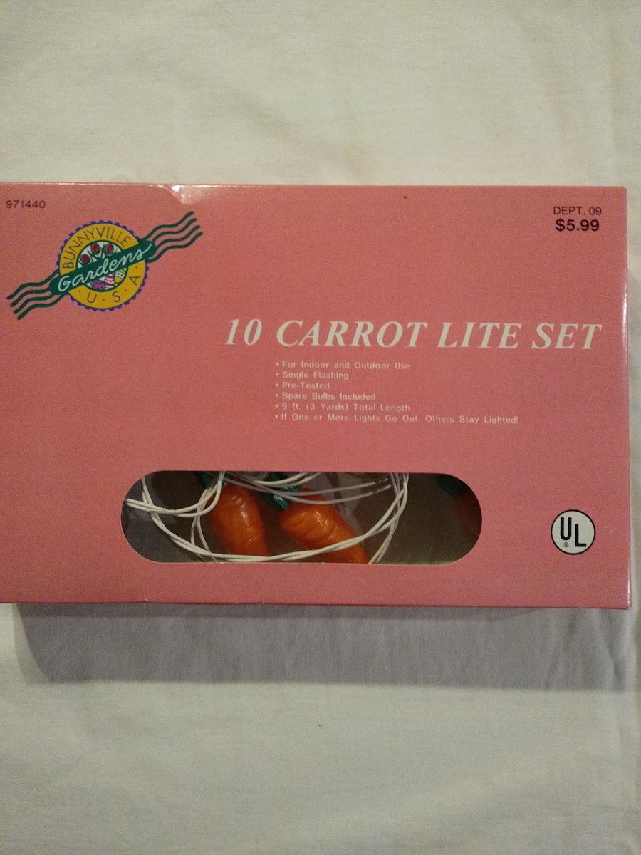 Decorative Carrot Shaped Light String