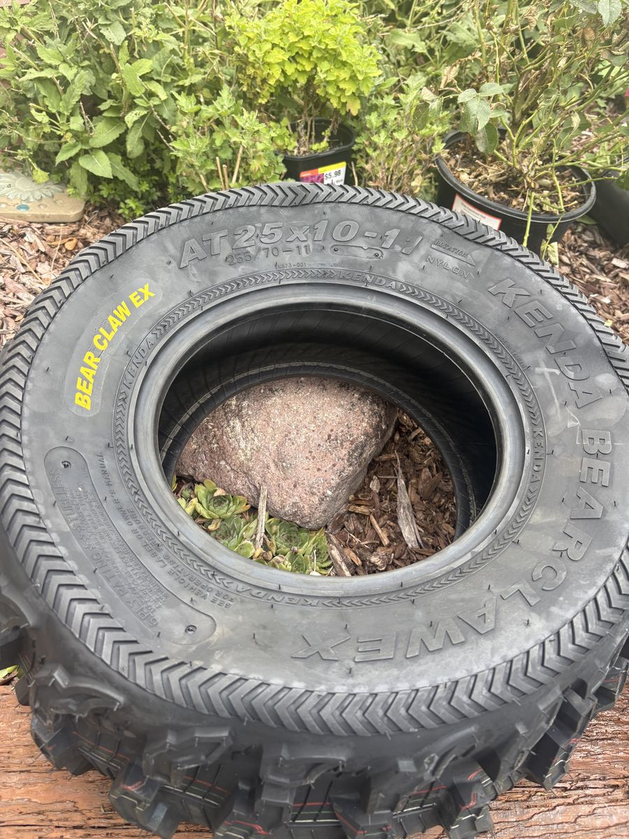 New never mounted Kenda Bear claw EX ATV Tires