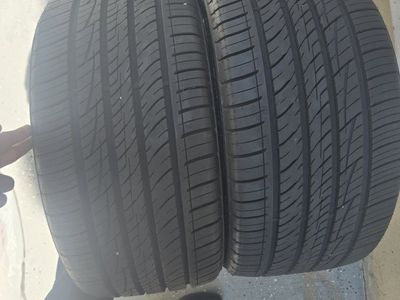 Set of 255/35ZR18 Performance Tires with Deep Tread