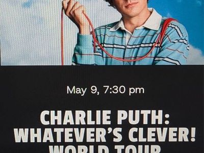 Charlie Puth tickets
