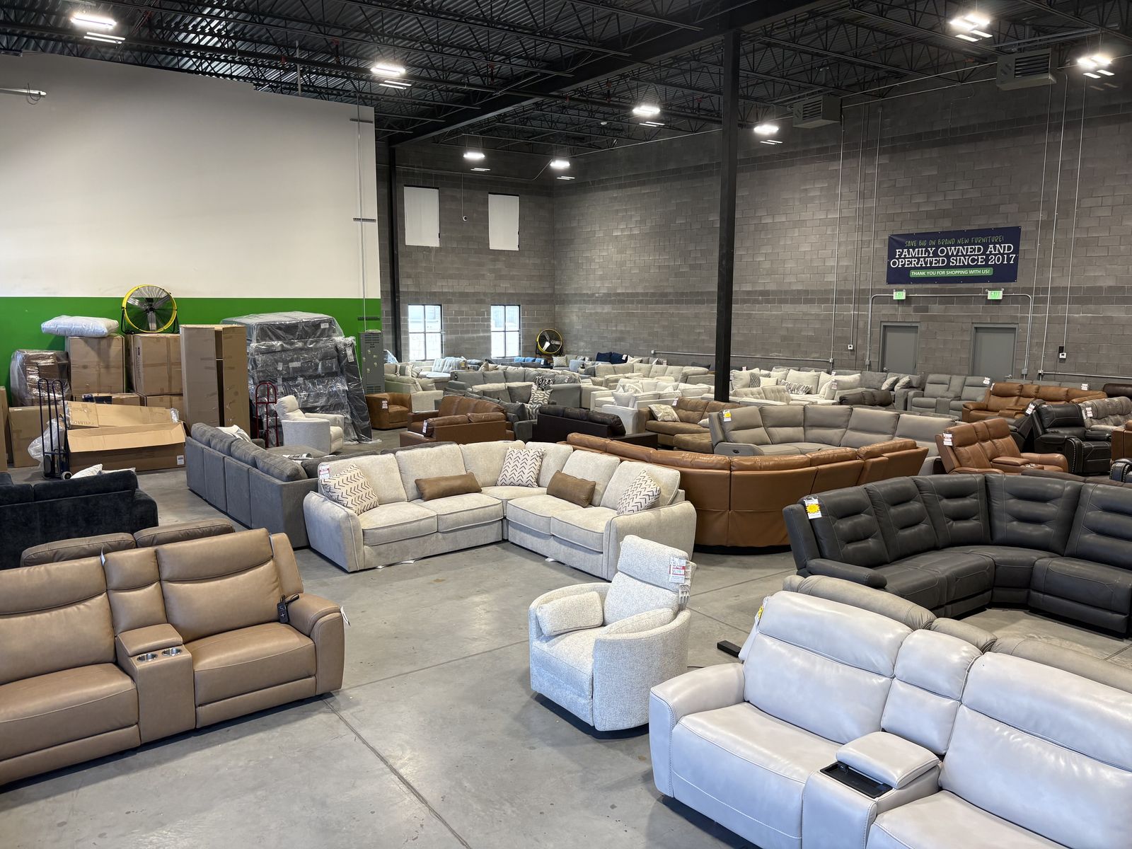 OVERSTOCK RECLINING FURNITURE WAREHOUSE