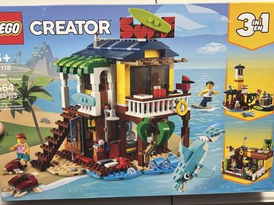 LEGO Creator 3-in-1 Surfer Beach House 31118 Building Toy Set