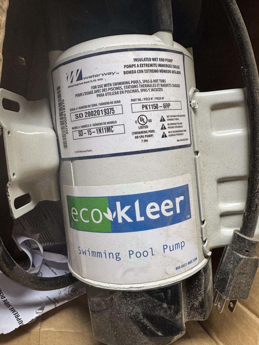 waterway swimming pool pump