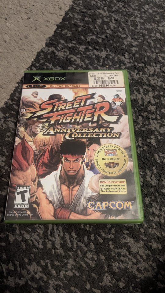 Street Fighter Anniversary Collection Xbox