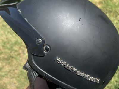 Harley Davidson Helmet Size Small Zipper Neck Guard
