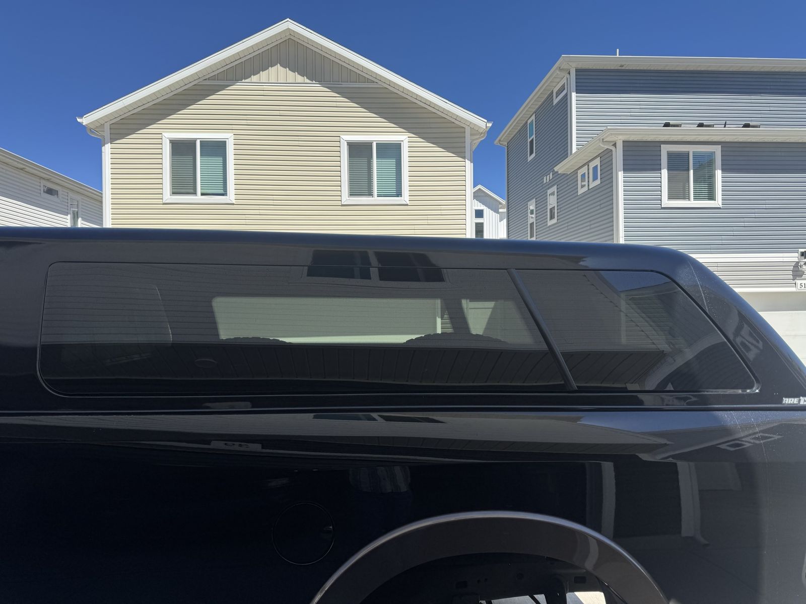 A.R.E. Black Truck Shell / Camper Shell for 8ft bed