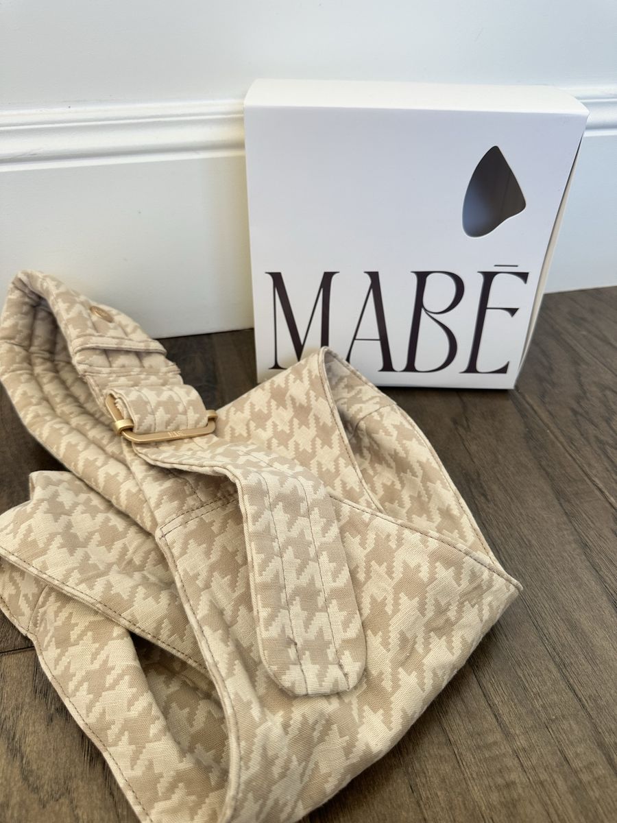 MABE The Monarch Toddler Sling in Houndstooth (New - Originally $89)