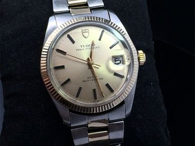 Tudor Prince Oyster Date 2 Tone Wristwatch 34mm Case 7990/3 #WCP034937
