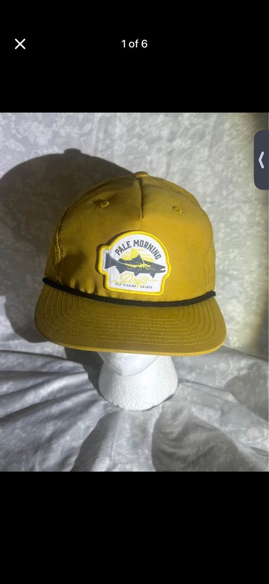 Pale Morning Drift Fly Fishing Guides” Patch hat