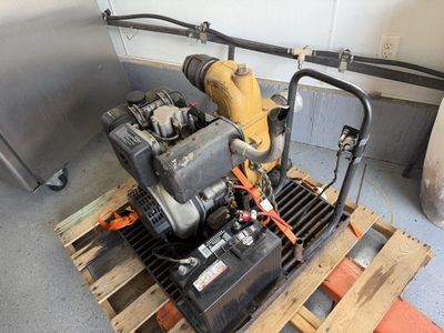 Yanmar Diesel 4” Water Pump - Yanmar L100 Engine - Portable Dewatering / Trash Pump