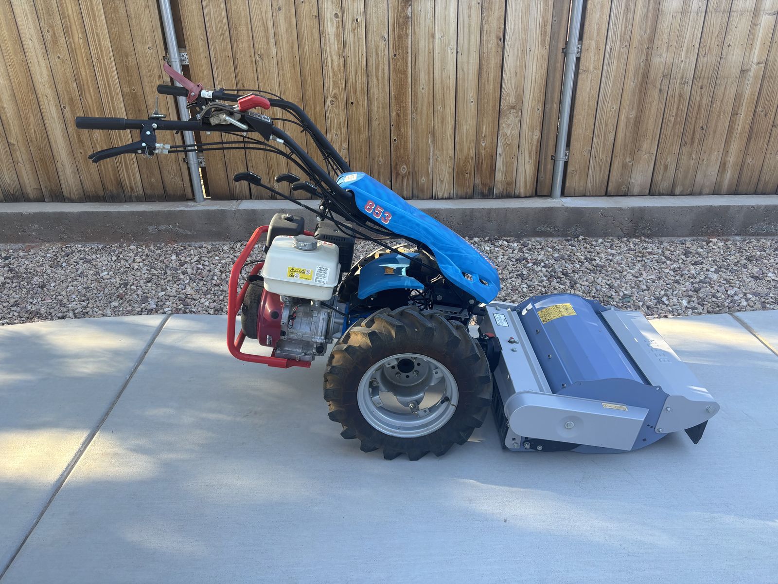 BCS Walk-Behind Tractor with 5 attachments