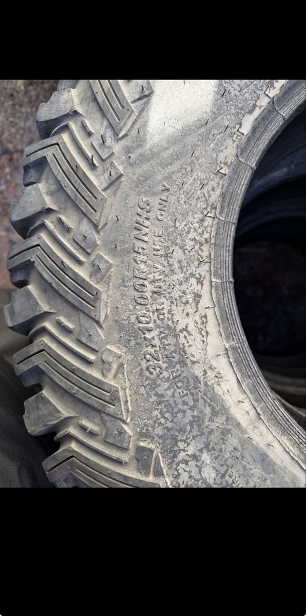 Four 32x10-14 RZR Tires - Great for Off-Road Vehicles, Good Tread