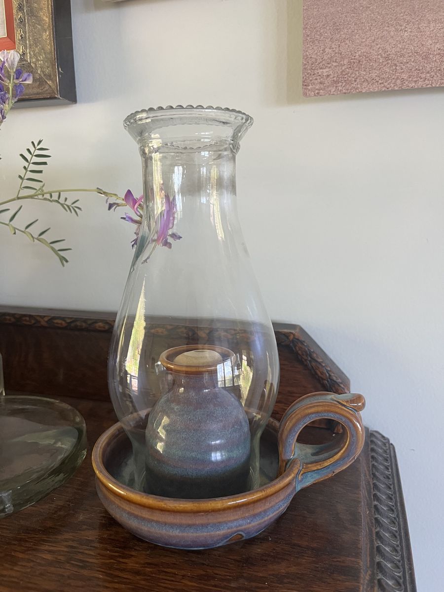 Pottery Oil Lamp
