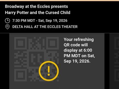 Harry Potter Broadway Tickets (opening night)