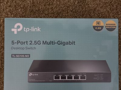 5-Port 2.5G Multi-Gigabit Desktop Switch Brand New