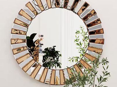 24” accent mirror